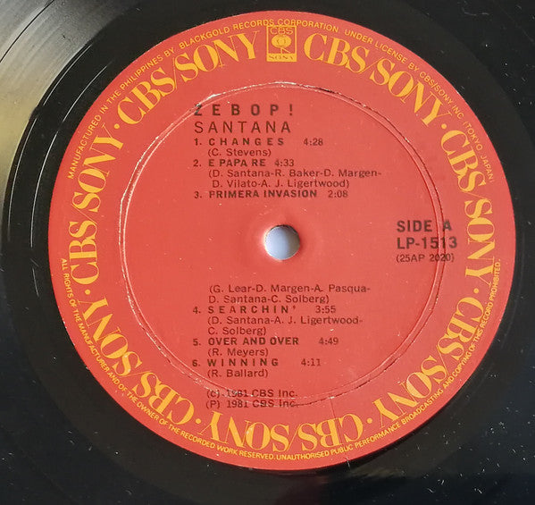 Santana - Zebop!
