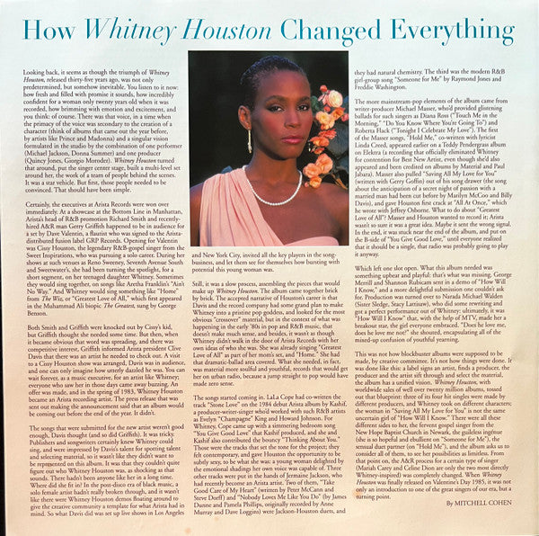 Whitney Houston - secondary