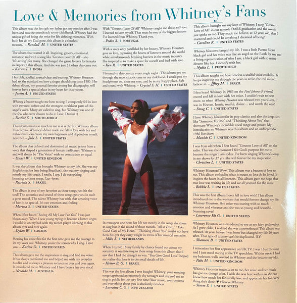 Whitney Houston - secondary