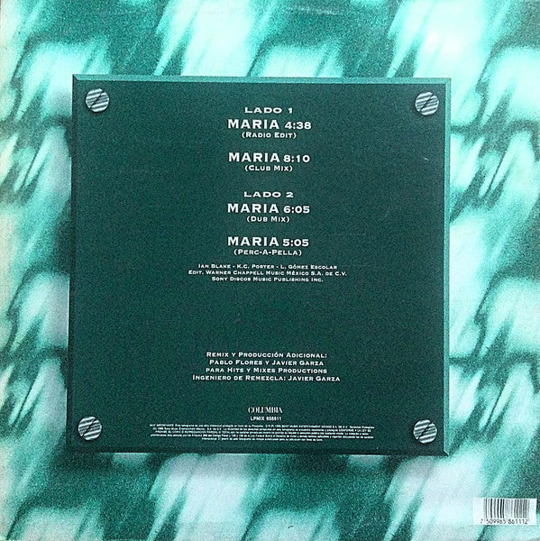 12" Single: Ricky Martin - Maria (Remixes)