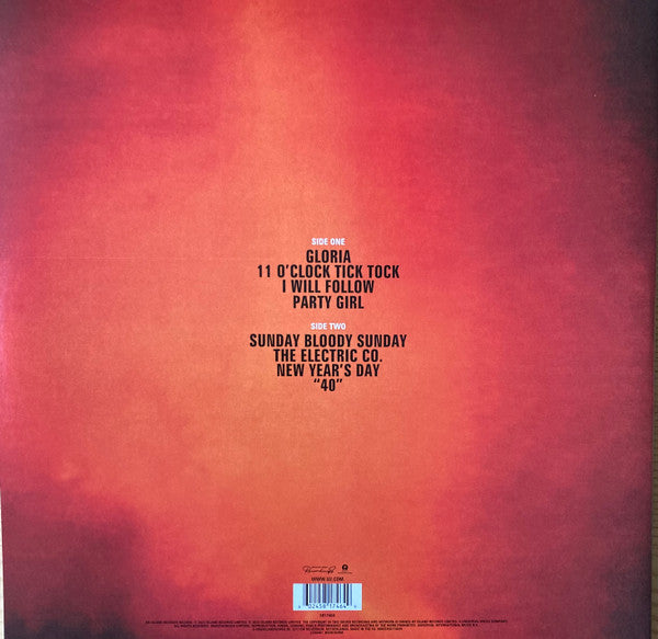 Live "Under A Blood Red Sky" - secondary