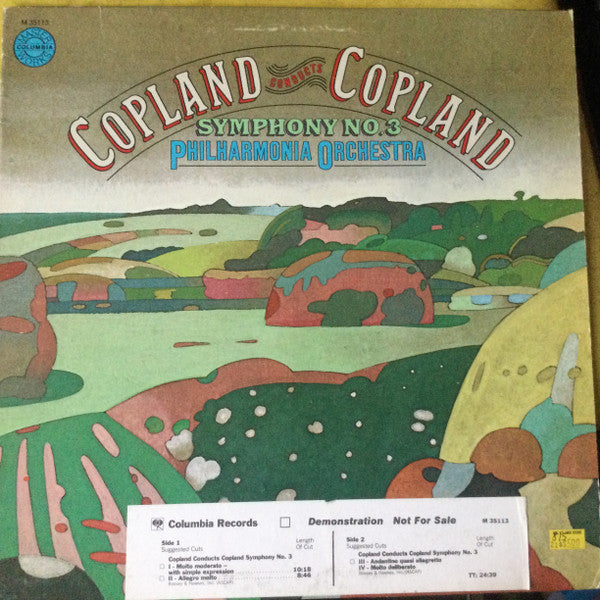 Aaron Copland, Philharmonia Orchestra - Copland Conducts Copland Symphony No. 3