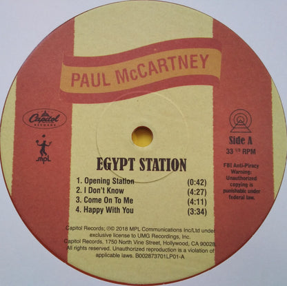 Egypt Station - secondary