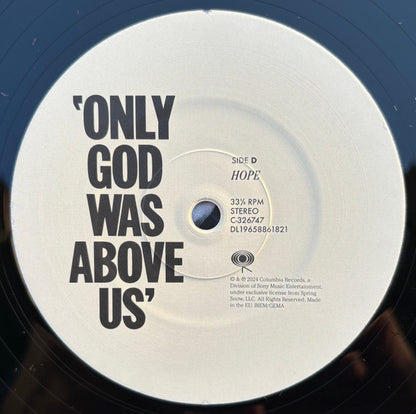 Only God Was Above Us - secondary