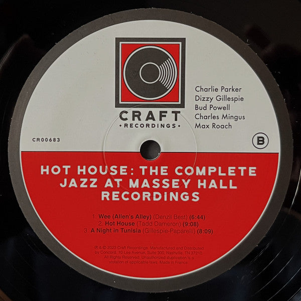 Hot House (The Complete Jazz At Massey Hall Recordings) - secondary