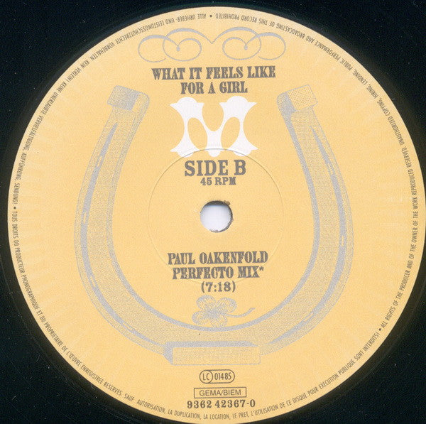 12" Single: Madonna - What It Feels Like For A Girl