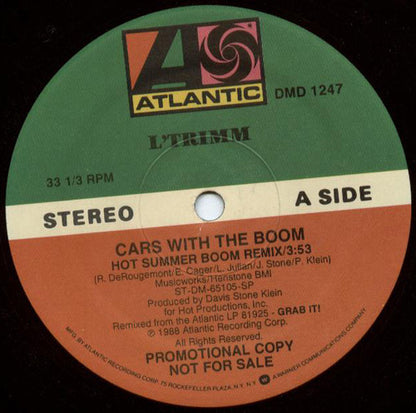 Cars With The Boom - primary