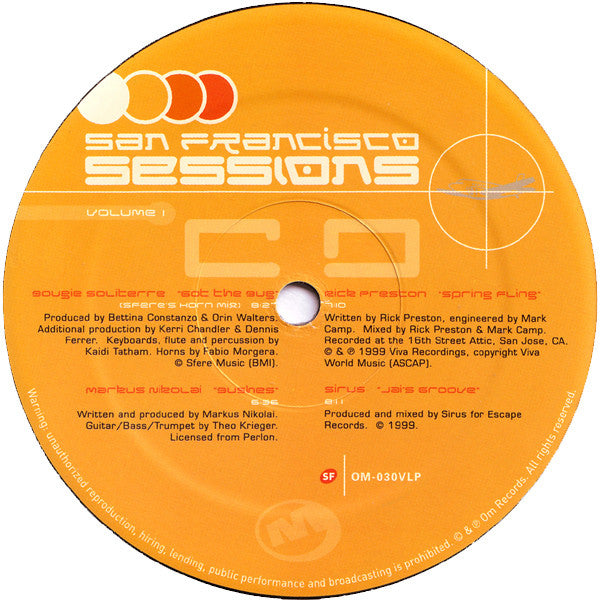 San Francisco Sessions Volume 1 - secondary