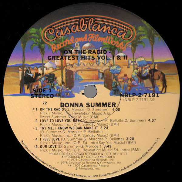 On The Radio - Greatest Hits Volumes I & II - secondary