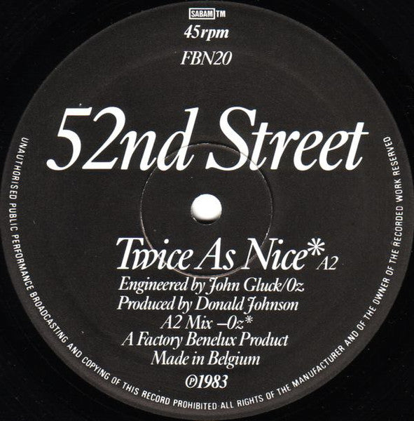 Cool As Ice / Twice As Nice - secondary