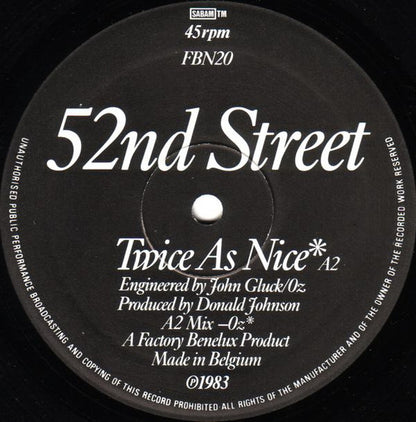 Cool As Ice / Twice As Nice - secondary