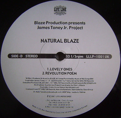 Blaze, James Toney Jr. Project - Natural Blaze