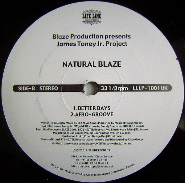 Blaze, James Toney Jr. Project - Natural Blaze