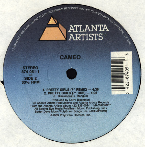 12": Cameo - Pretty Girls