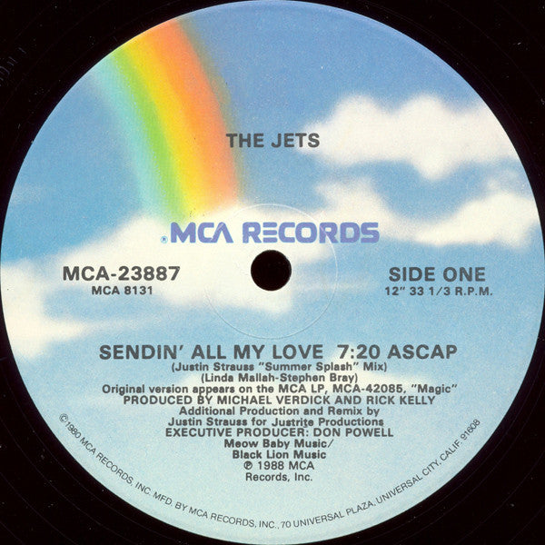 12": The Jets - Sendin' All My Love