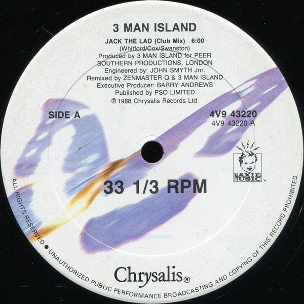 12": 3 Man Island - Jack The Lad