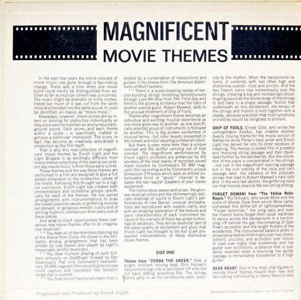 Enoch Light And The Light Brigade - Magnificent Movie Themes