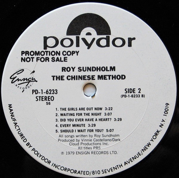 Roy Sundholm - The Chinese Method