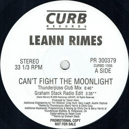 12" Single: LeAnn Rimes - Can't Fight The Moonlight