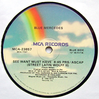 12" Single: Blue Mercedes - See Want Must Have