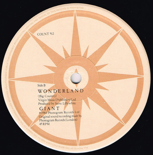 12" Single: Big Country - Wonderland