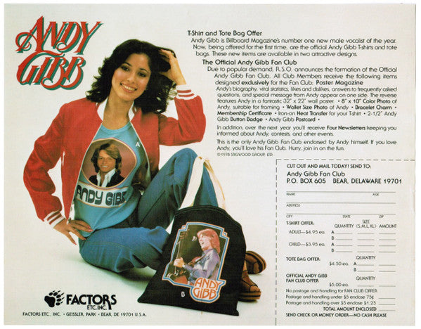 Andy Gibb - Shadow Dancing
