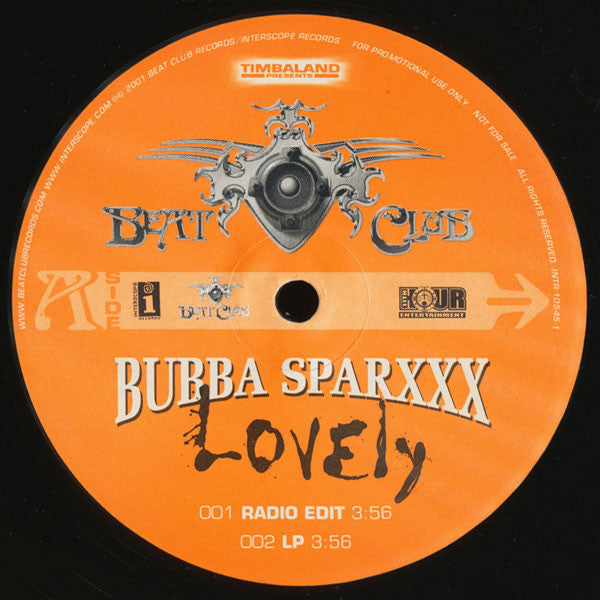 12": Bubba Sparxxx - Lovely