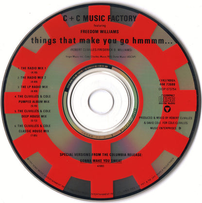 Maxi-Single: C + C Music Factory, Freedom Williams - Things That Make You Go Hmmmm...