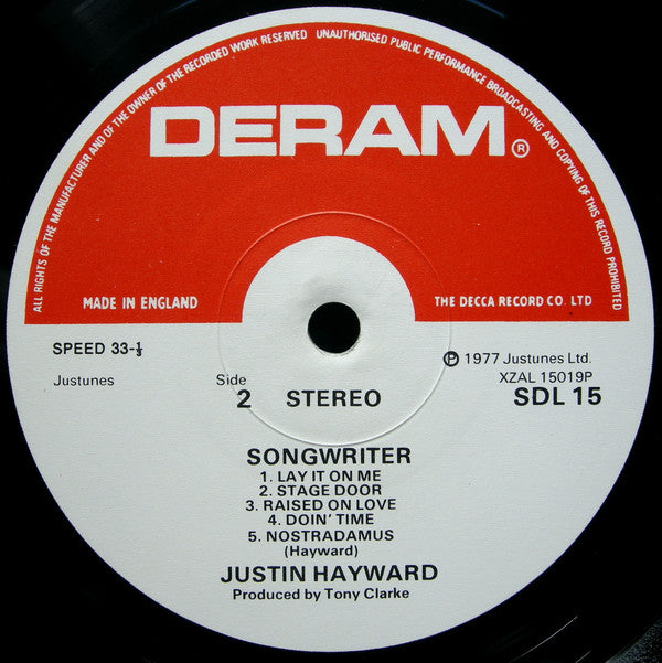Justin Hayward - Songwriter