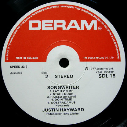 Justin Hayward - Songwriter
