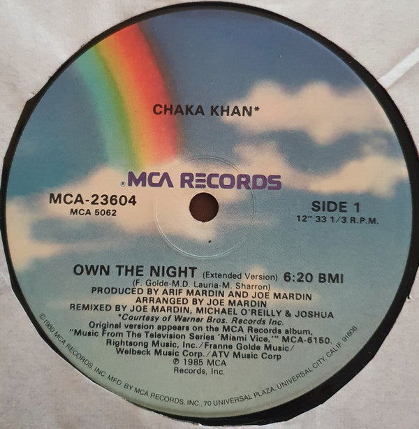 12" Single: Chaka Khan - Own The Night