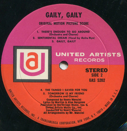 Henry Mancini - Gaily, Gaily (The Original Motion Picture Score)