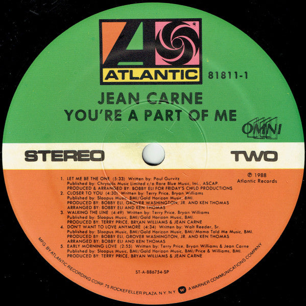 Jean Carn - You're A Part Of Me