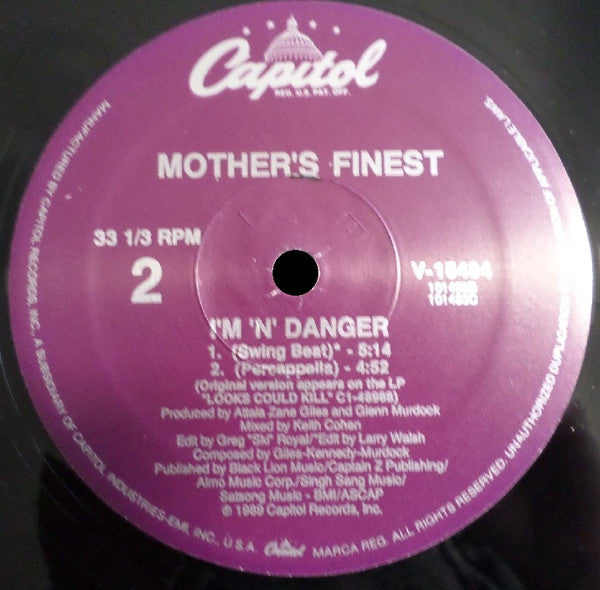 12": Mother's Finest - I'm 'N' Danger