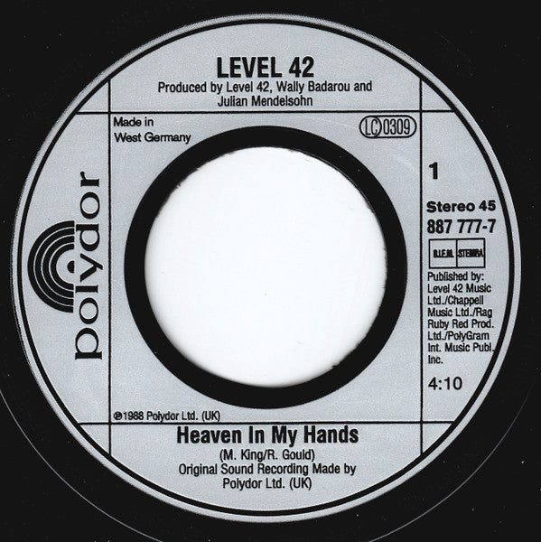 7": Level 42 - Heaven In My Hands