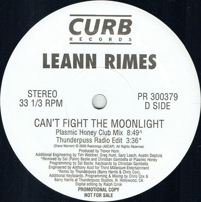 12" Single: LeAnn Rimes - Can't Fight The Moonlight