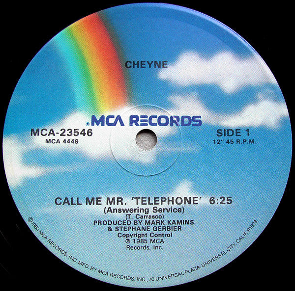 12": Cheyne - Call Me Mr' Telephone