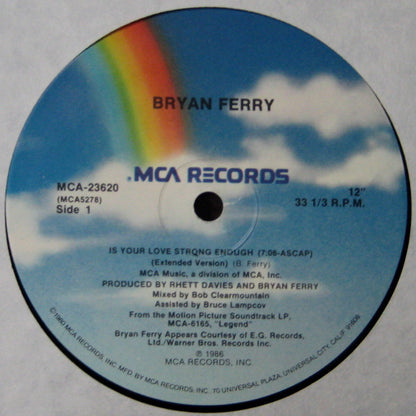 12" Single: Bryan Ferry - Is Your Love Strong Enough (Extended Version)