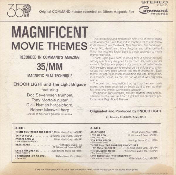 Enoch Light And The Light Brigade - Magnificent Movie Themes