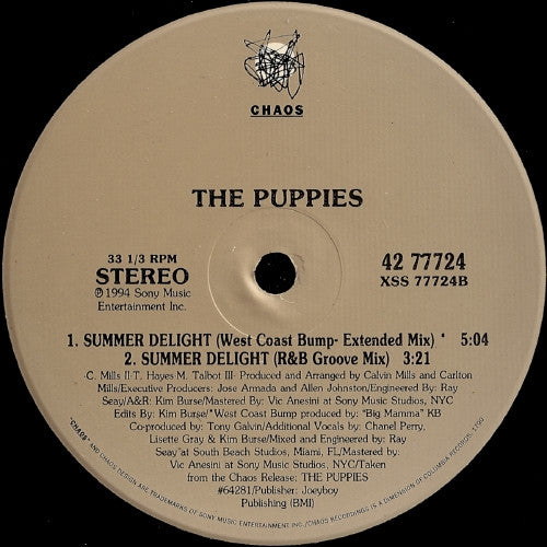 12": The Puppies - Summer Delight