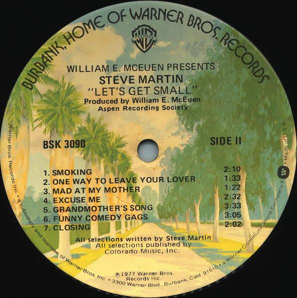 Steve Martin - Let's Get Small