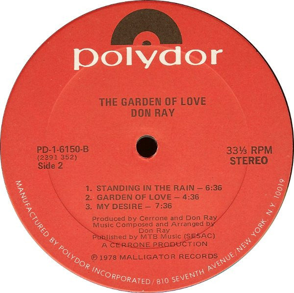 Don Ray - The Garden Of Love