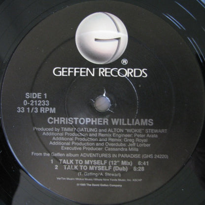 12" Single: Christopher Williams - Talk To Myself