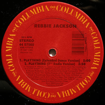 12" Single: Rebbie Jackson - Plaything
