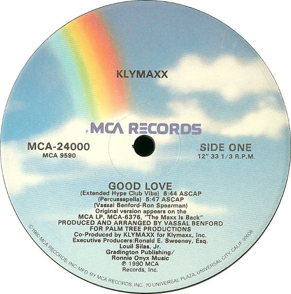 12": Klymaxx - Good Love