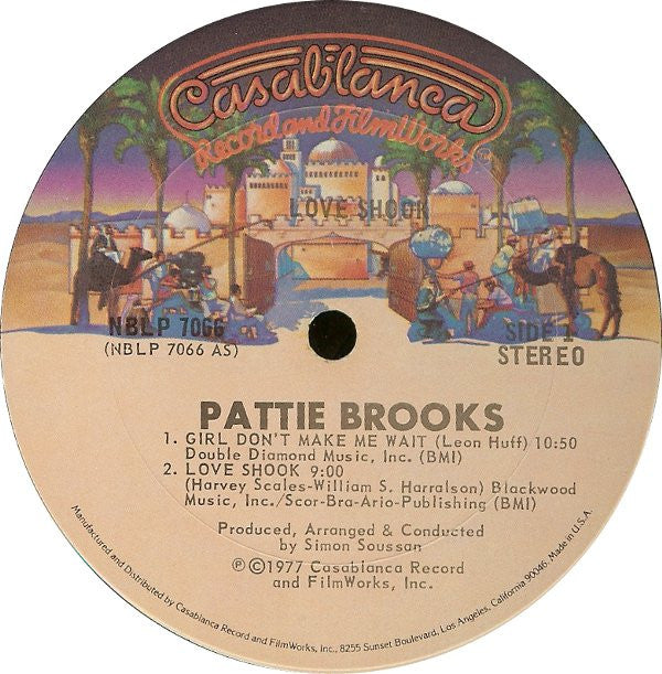 Pattie Brooks, The Simon Orchestra - Love Shook