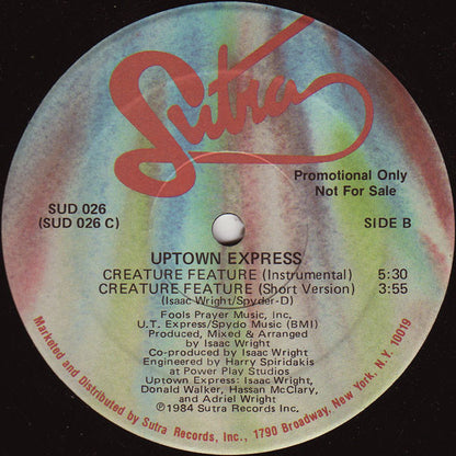 12" Single: Uptown Express - Creature Feature
