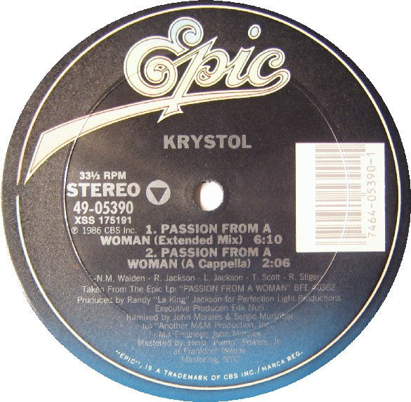 12": Krystol - Passion From A Woman