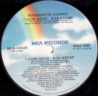 12" Single: Bernadette Cooper - I Look Good