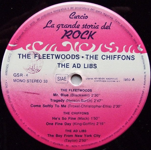 Various - The Fleetwoods / Frankie Avalon / The Chiffons / The Ad Libs